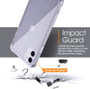 Roocase Plexis Clear Case for iPhone 11 (2019), Slim Transparent Cover with TPU Bumper