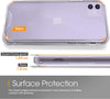 Roocase Plexis Clear Case for iPhone 11 (2019), Slim Transparent Cover with TPU Bumper