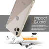 Roocase Plexis Clear Case for iPhone 11 Pro Max (2019), Slim Transparent Cover with TPU Bumper