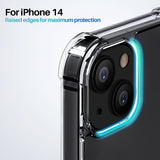 ROOCASE Plexis Clear Case for iPhone 14, 6.1 Inch, Slim Transparent Cover