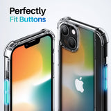 ROOCASE Plexis Clear Case for iPhone 14, 6.1 Inch, Slim Transparent Cover