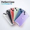 ROOCASE Plexis Clear Case for iPhone 14, 6.1 Inch, Slim Transparent Cover