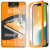 ROOCASE Tempered Glass Screen Protector for Apple iPhone 14 (6.1 Inch) with Install Frame, Pack of 3