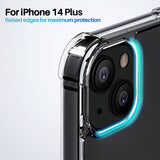 ROOCASE Plexis Clear Case for iPhone 14 Plus, 6.7 Inch, Slim Transparent Cover