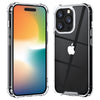 ROOCASE Plexis Clear Case for iPhone 14 Pro, 6.1 Inch, Slim Transparent Cover