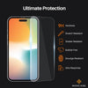 ROOCASE Tempered Glass Screen Protector for Apple iPhone 14 Pro (6.1 Inch) with Install Frame, Pack of 3