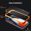 ROOCASE Tempered Glass Screen Protector for Apple iPhone 14 Pro Max (6.7 Inch) with Install Frame, Pack of 3
