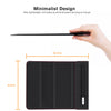Roocase Olvera iPad Sleeve with Stand for New iPad 10.2, iPad 9.7, iPad Air 10.5, iPad Pro 11, iPad Mini - Apple Pencil Holder