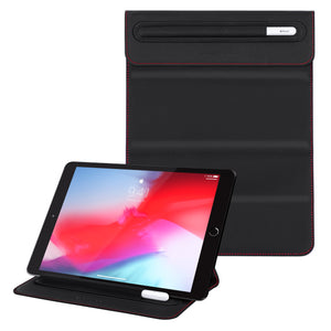 Roocase Olvera iPad Sleeve with Stand for New iPad 10.2, iPad 9.7, iPad Air 10.5, iPad Pro 11, iPad Mini - Apple Pencil Holder