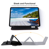 Roocase Olvera iPad Sleeve with Stand for New iPad 10.2, iPad 9.7, iPad Air 10.5, iPad Pro 11, iPad Mini - Apple Pencil Holder