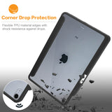 Roocase Premium Folio Case for iPad Pro 11 2018 - Clear Back - Smart Cover - Apple Pencil Charging