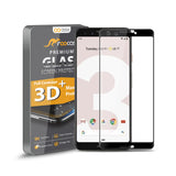 Roocase Tempered Glass Screen Protector for Google Pixel 3 - Full Coverage Edge to Edge