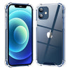 Roocase Plexis Clear Case for iPhone 12 Mini, 5.4 Inch, Slim Transparent Cover with TPU Bumper