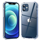 Roocase Plexis Clear Case for iPhone 12 Mini, 5.4 Inch, Slim Transparent Cover with TPU Bumper