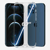 Roocase Plexis Clear Case for iPhone 12 Pro Max, 6.7 Inch, Slim Transparent Cover with TPU Bumper