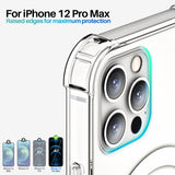 Roocase Clear Case with Magsafe for iPhone 12 Pro Max, 6.7 Inch