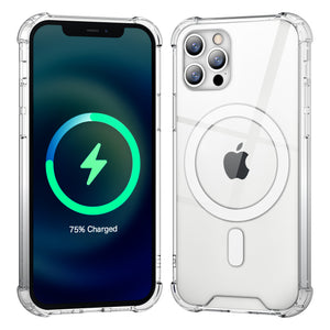 Roocase Clear Case with Magsafe for iPhone 12 / 12 Pro, 6.1 Inch