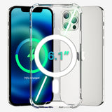 Roocase Clear Case with Magsafe for iPhone 12 / 12 Pro, 6.1 Inch