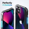 Roocase Plexis Clear Case for iPhone 13 Mini (2021) Slim Transparent Cover with TPU Bumper