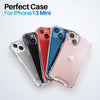 Roocase Plexis Clear Case for iPhone 13 Mini (2021) Slim Transparent Cover with TPU Bumper