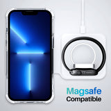 Roocase Plexis Clear Case for iPhone 13 Pro (2021) Slim Transparent Cover with TPU Bumper