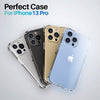 Roocase Plexis Clear Case for iPhone 13 Pro (2021) Slim Transparent Cover with TPU Bumper