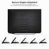 Roocase Sunset Case for iPad 10.2 2019 - Folio Smart Cover - Magnetic Case - Convenient Stand - Black