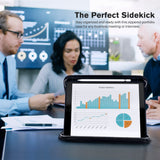 Roocase Wilshire Case for iPad 10.2 2019 - Executive Portfolio Case - Detachable Magnetic Case - Organizer - Black