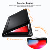 Roocase Wilshire Case for iPad Pro 12.9 3rd Gen (2018) - Executive Portfolio Case - Detachable Magnetic Case - Organizer - Black