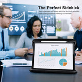 Roocase Wilshire Case for iPad Pro 12.9 3rd Gen (2018) - Executive Portfolio Case - Detachable Magnetic Case - Organizer - Black