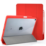 Roocase Premium Folio Case for iPad Pro 11 2018 - Clear Back - Smart Cover - Apple Pencil Charging